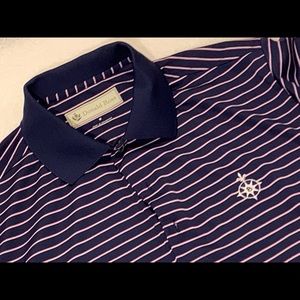 Donald Ross Baltusrol Golf Club Polo Pink & Navy